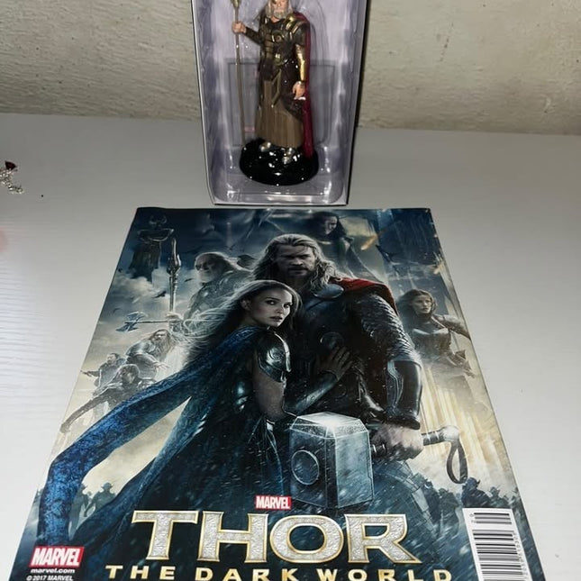 Thor Odin #29 Marvel Movie Hand painted Eaglemoss figurine with magazine 