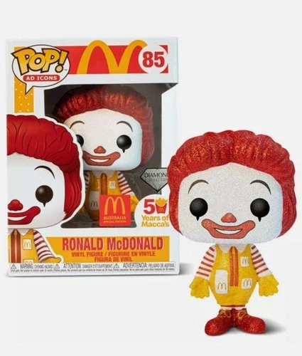 Ronald McDonald #85 Diamond Australia Exclusive Funko Pop Vinyl Figure Limited
