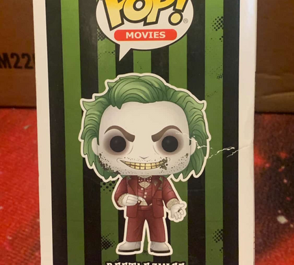 Beetle juice #641 "MOVIES" Funko Pop! Vinyl Figure (damaged)