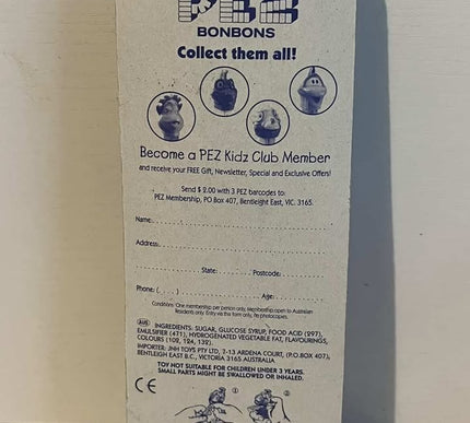Vintage 1993 Dinosaur Pez-A-Saur Pez Dispenser Sealed