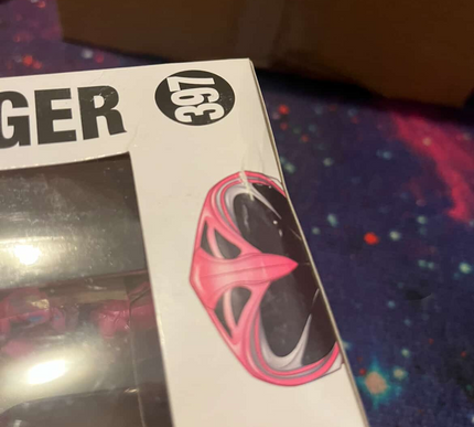 Pink Ranger #397 Power Rangers Funko Pop! vinyl (damaged)