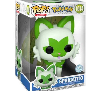Sprigatito #1014 Super Sized 10" inch Pokemon Funko Pop! vinyl