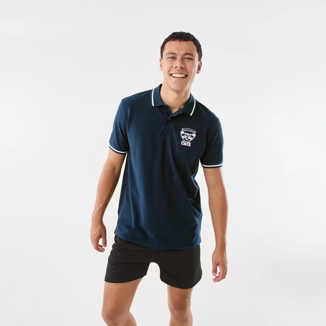 Official AFL Adult Polo Shirt - GEELONG CATS - XL