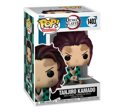 Demon Slayer - Tanjiro Kamado Pop! Vinyl Figure (RS) #1403 + free cas