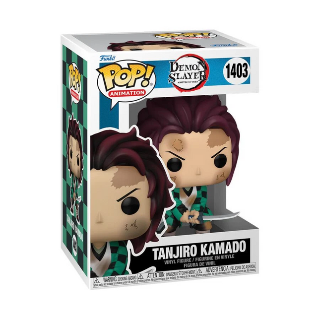 Demon Slayer - Tanjiro Kamado Pop! Vinyl Figure (RS) #1403 + free cas