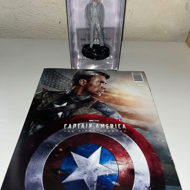 Howard stark #39  Marvel Movie Hand painted Eaglemoss figurine with magazine 