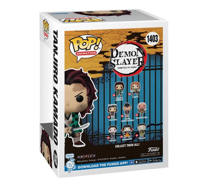 Demon Slayer - Tanjiro Kamado Pop! Vinyl Figure (RS) #1403 + free cas