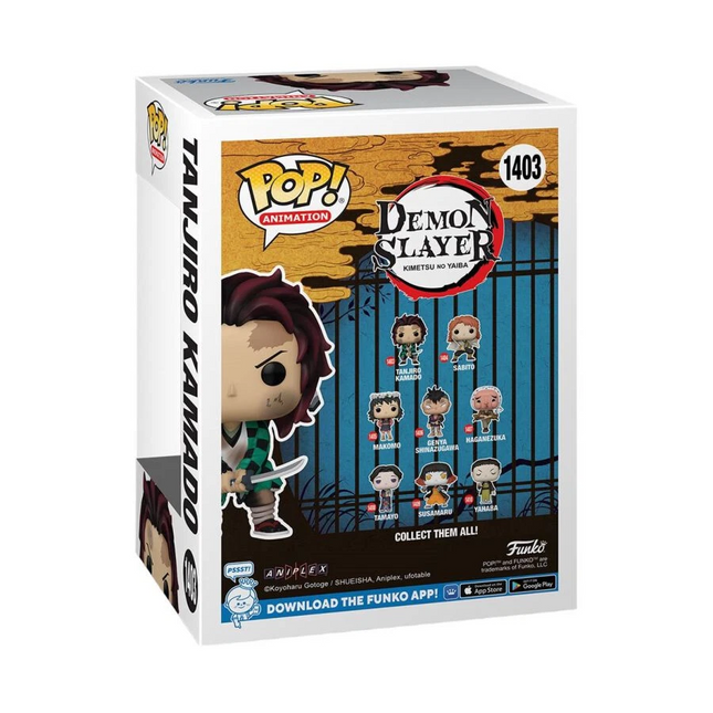 Demon Slayer - Tanjiro Kamado Pop! Vinyl Figure (RS) #1403 + free cas