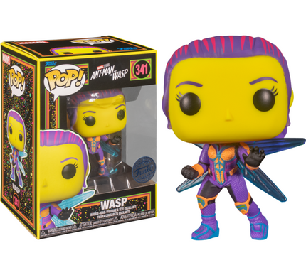 Wasp #341 ANT-MAN black light Marvel Funko Pop! vinyl figurine