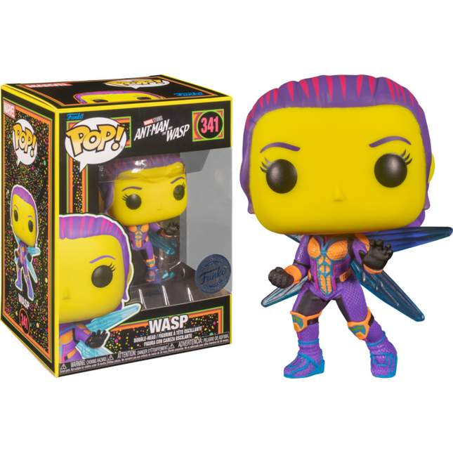 Wasp #341 ANT-MAN black light Marvel Funko Pop! vinyl figurine