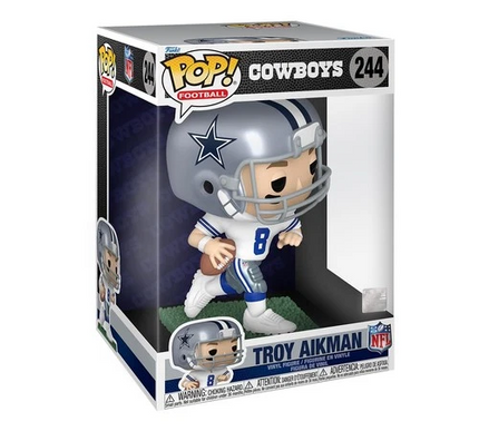 Troy aikman #244 Super sized 10" NFL Brand new funko pop vinyl