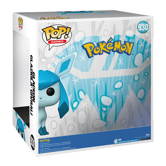 Glaceon #930 Super Sized 10" inch Pokemon Funko Pop! vinyl
