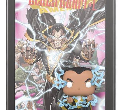 black adam #08 Pop! funko vinyl DC + Free case