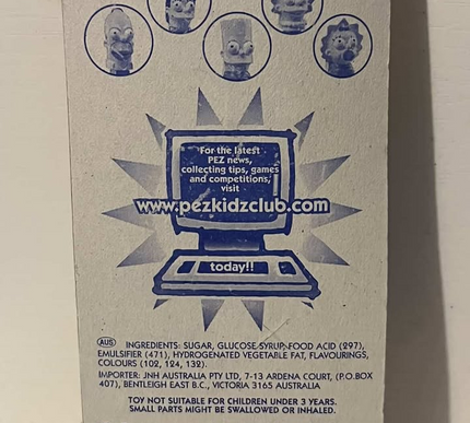 Simpsons Maggie vintage 1990's pez Sealed