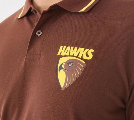 Official AFL Adult Polo Shirt - HAWTHORN - XL