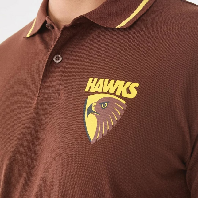 Official AFL Adult Polo Shirt - HAWTHORN - XL