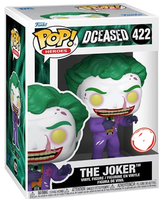Dceased the joker #422 Pop! funko vinyl DC + Free case