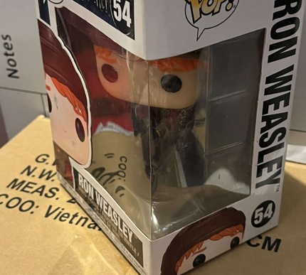 Ron Weasley #54 Harry Potter Funko Pop! vinyl  (damaged)
