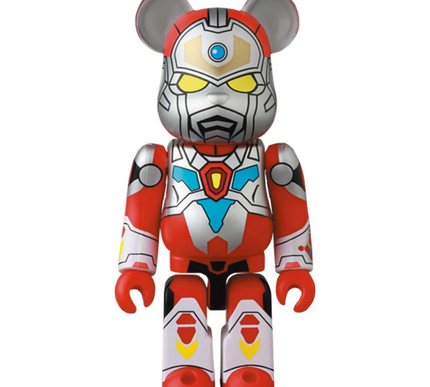 Medicom Toy Bearbrick Series 46 Gridman Hero Figure Be@rbrick