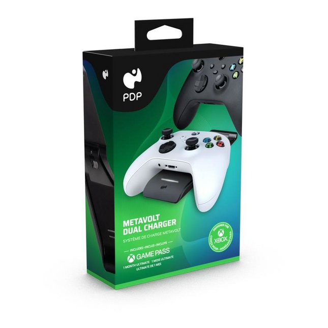 PDP Gaming Dual Ultra Slim Charge System For Xbox Series X Console Controllers