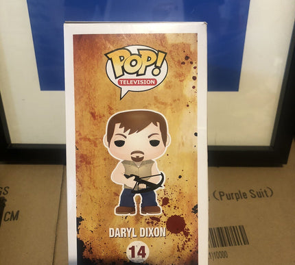 2015 The Walking Dead Daryl Dixon 14 Funko Pop Vinyl + Free Case (minor Damage)