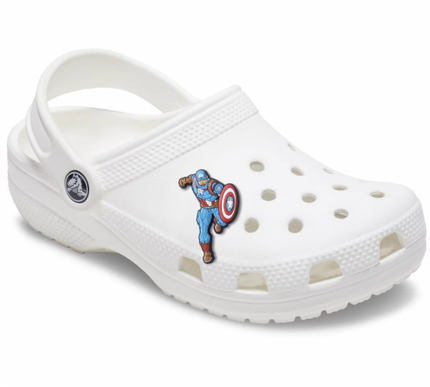 Crocs Marvel Captain America Jibbitz Shoe Charms - Multi (5 Pack)