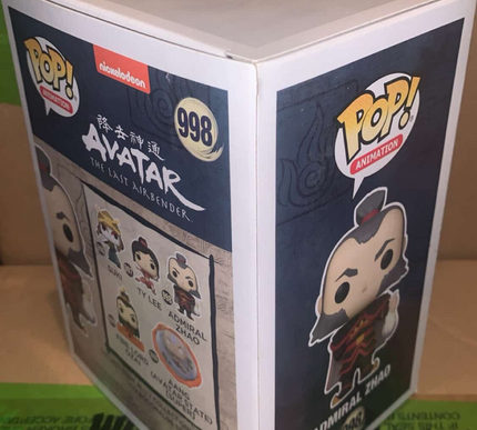 Avatar The Last Airbender Admiral Zhao Pop! Vinyl Figure #998 + free case