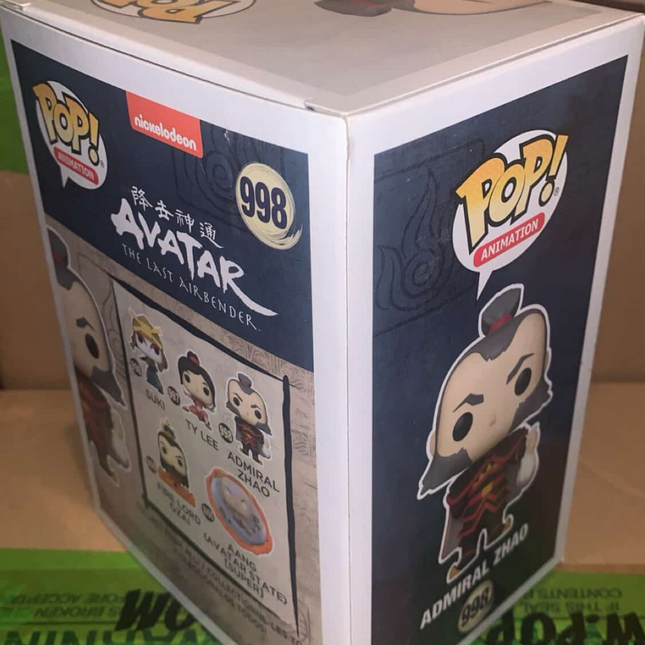 Avatar The Last Airbender Admiral Zhao Pop! Vinyl Figure #998 + free case