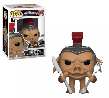 Pudgy Pig #664 Power Rangers Funko Pop! vinyl