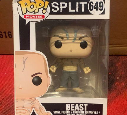 Beast #649 "MOVIES" - SPLIT - Funko Pop! Vinyl Figure (damaged)