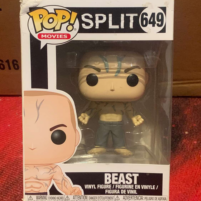 Beast #649 "MOVIES" - SPLIT - Funko Pop! Vinyl Figure (damaged)