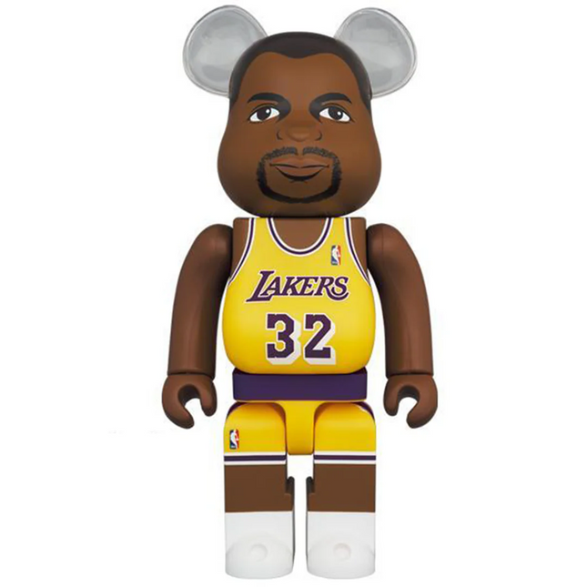 Medicom Toy Bearbrick BE@RBRICK 100% and 400% Set Magic Johnson Los Angeles Lake