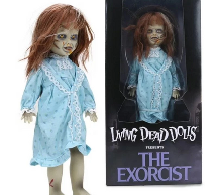 AS NEW 2017 MEZCO LIVING DEAD DOLLS PRESENT THE EXORCIST 10" DOLL 99105