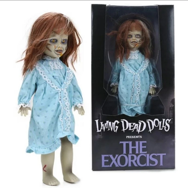 AS NEW 2017 MEZCO LIVING DEAD DOLLS PRESENT THE EXORCIST 10" DOLL 99105