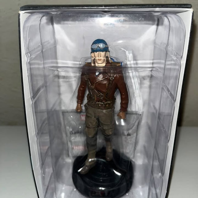Captain america #45  Marvel Movie Hand painted Eaglemoss figurine with magazine 