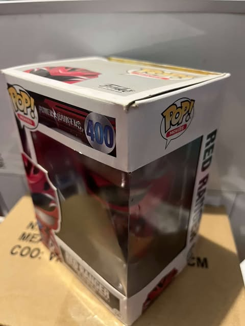 Red Ranger #400 Power Rangers Funko Pop! vinyl (damaged)