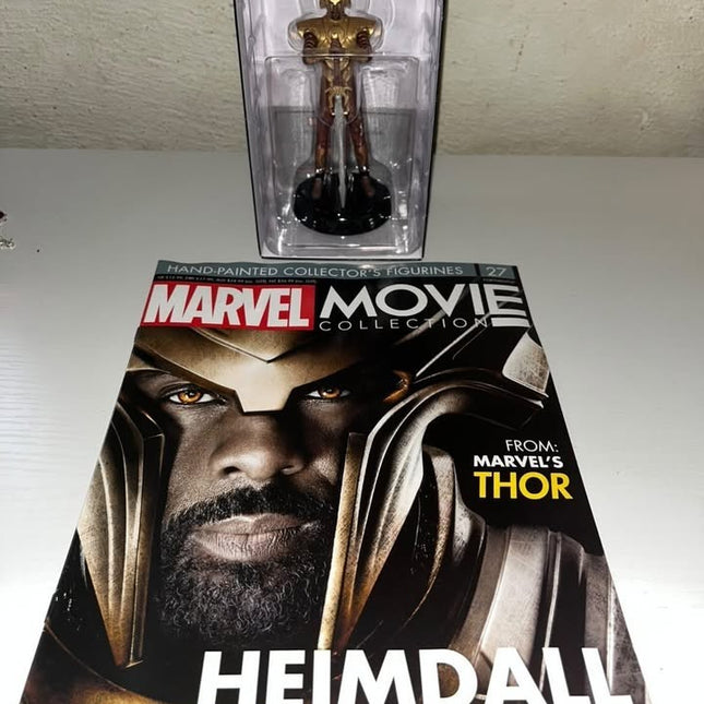 Heimdall THOR #27 Marvel Movie Hand painted Eaglemoss figurine with magazine 