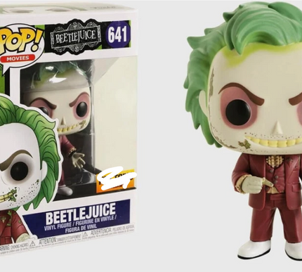 Beetle juice #641 "MOVIES" Funko Pop! Vinyl Figure (damaged)