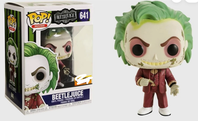 Beetle juice #641 "MOVIES" Funko Pop! Vinyl Figure (damaged)