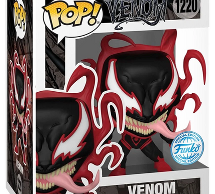 Venom #1220 spiderman Marvel Funko Pop! vinyl figurine + free case