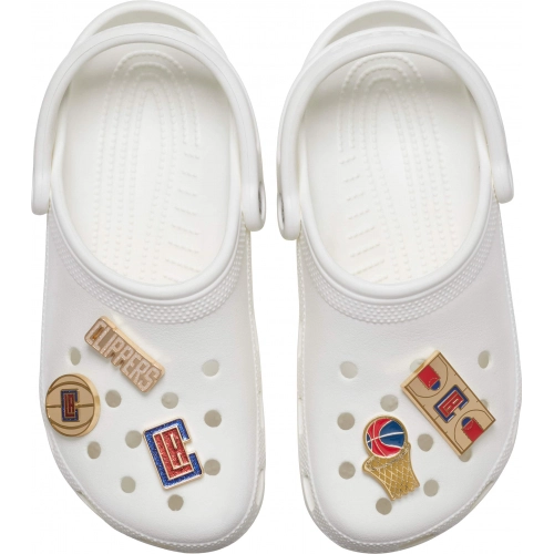 Metal Crocs Jibbitz Nba Los Angeles Clippers 5 Pack