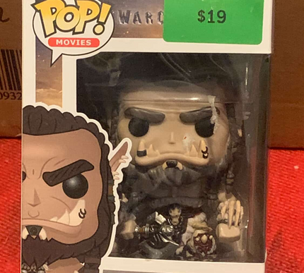 Durotan #287"MOVIES" Warcraft Funko Pop! Vinyl Figure (Damaged)