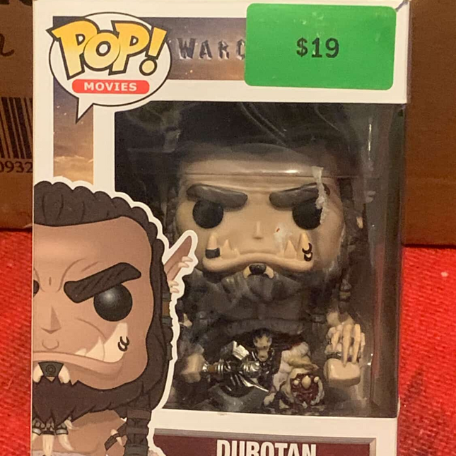 Durotan #287"MOVIES" Warcraft Funko Pop! Vinyl Figure (Damaged)