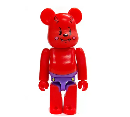 Bearbrick 100% Red Saint Devil Secret Rare Sealed series 46 
