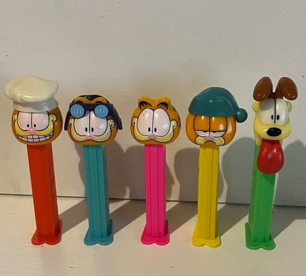 Vintage Garfield Pez Set 1990's