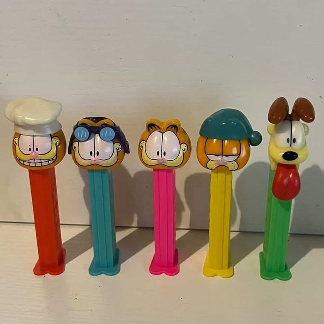 Vintage Garfield Pez Set 1990's