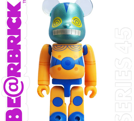 Bearbrick 100% Series 45 Secret RARE - SOFTVINYL TOY (unsealed With Card)