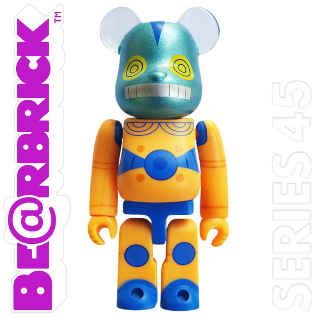 Bearbrick 100% Series 45 Secret RARE - SOFTVINYL TOY (unsealed With Card)