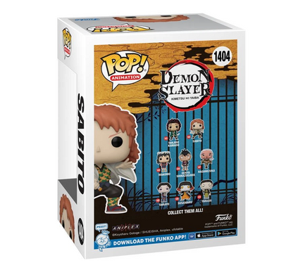 Demon Slayer - Sabito without Mask Pop! Vinyl Figure #1404 + free case