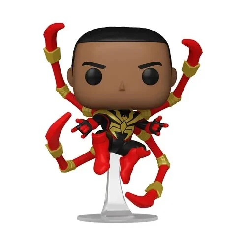 Miles morales iron spider #1448 (chase) Marvel Funko Pop! vinyl + free case